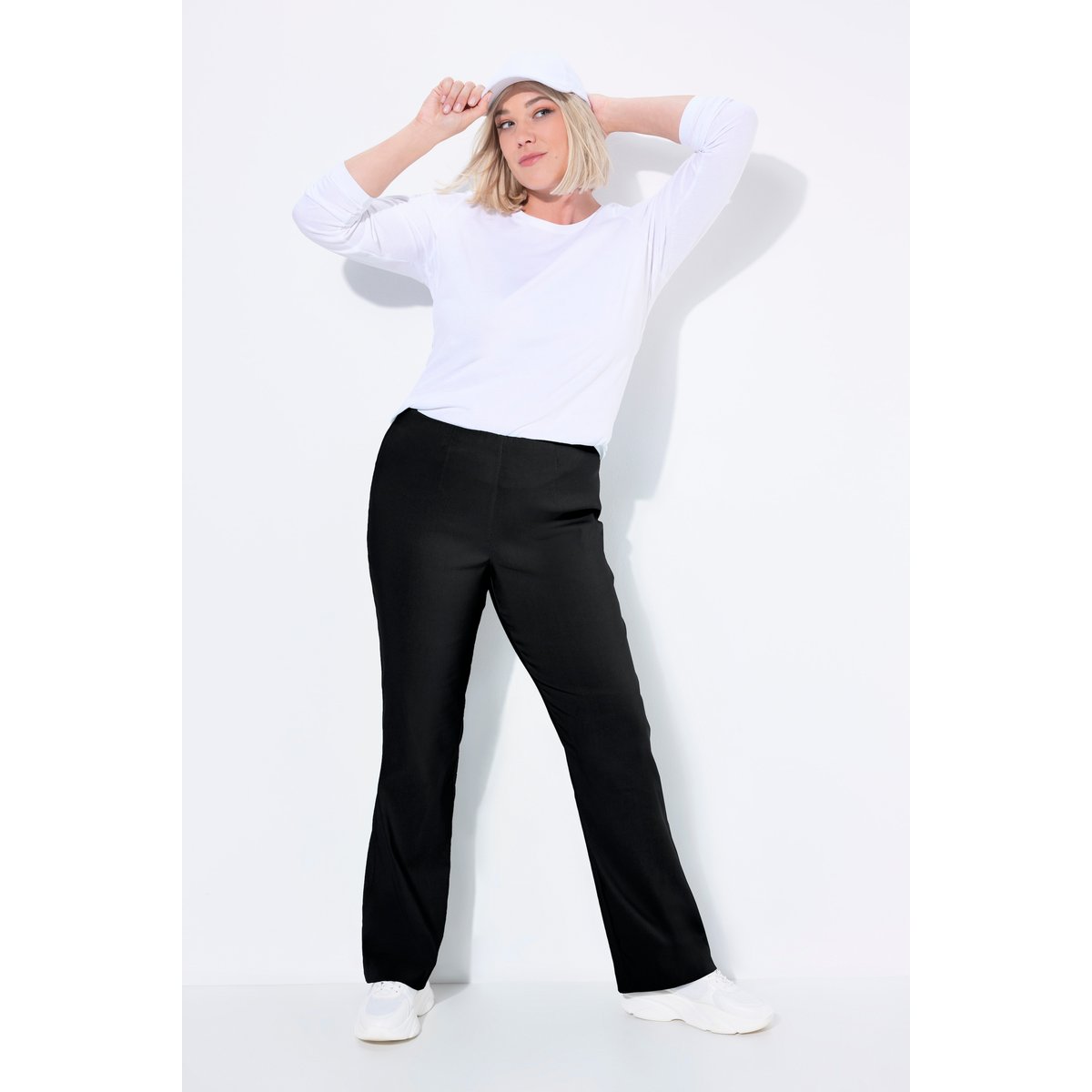 Pantalon en bengaline, fonction thermique noir, ULLA POPKEN