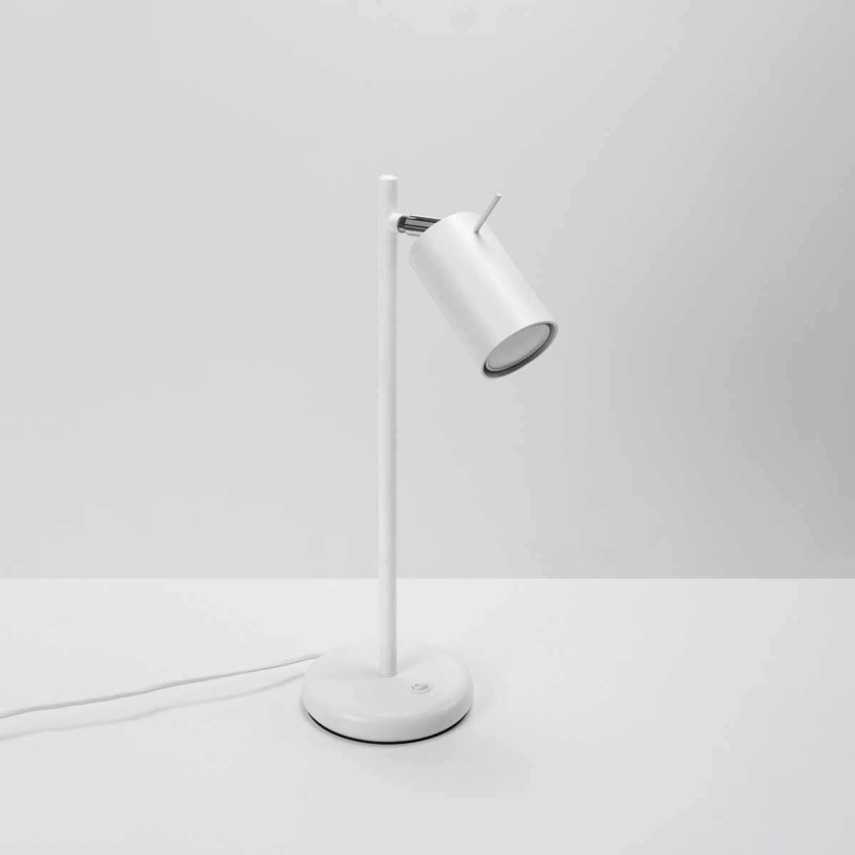 Lampe à poser Acier Blanc GU10 1 Ring blanc, EDEN