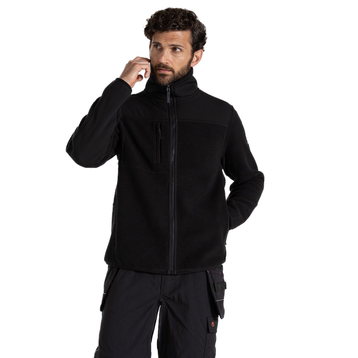 Veste polaire MORLEY noir, CRAGHOPPERS
