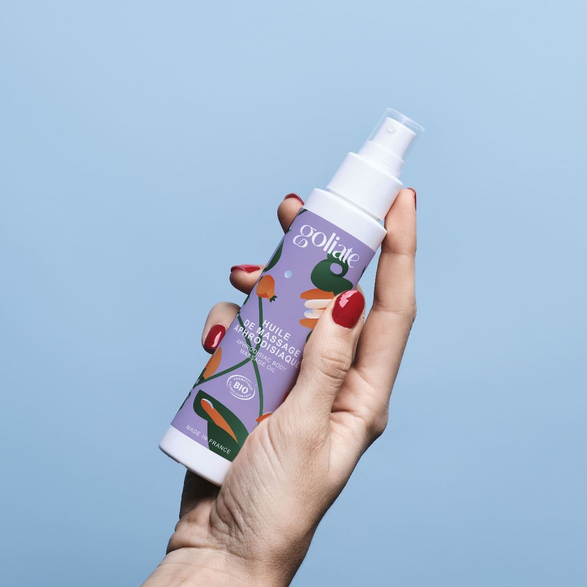 Huile De Massage Intégral - Aphrodisiaque coloris unique, GOLIATE