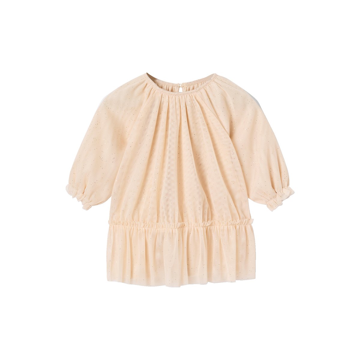 Robe manches longues doré, VERTBAUDET