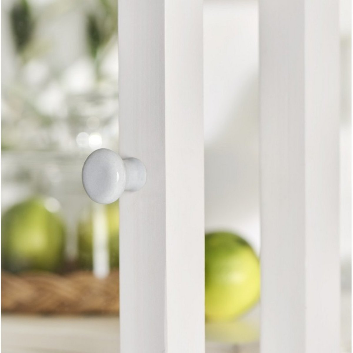 Bouton de meuble céramique Fie blanc, IB LAURSEN