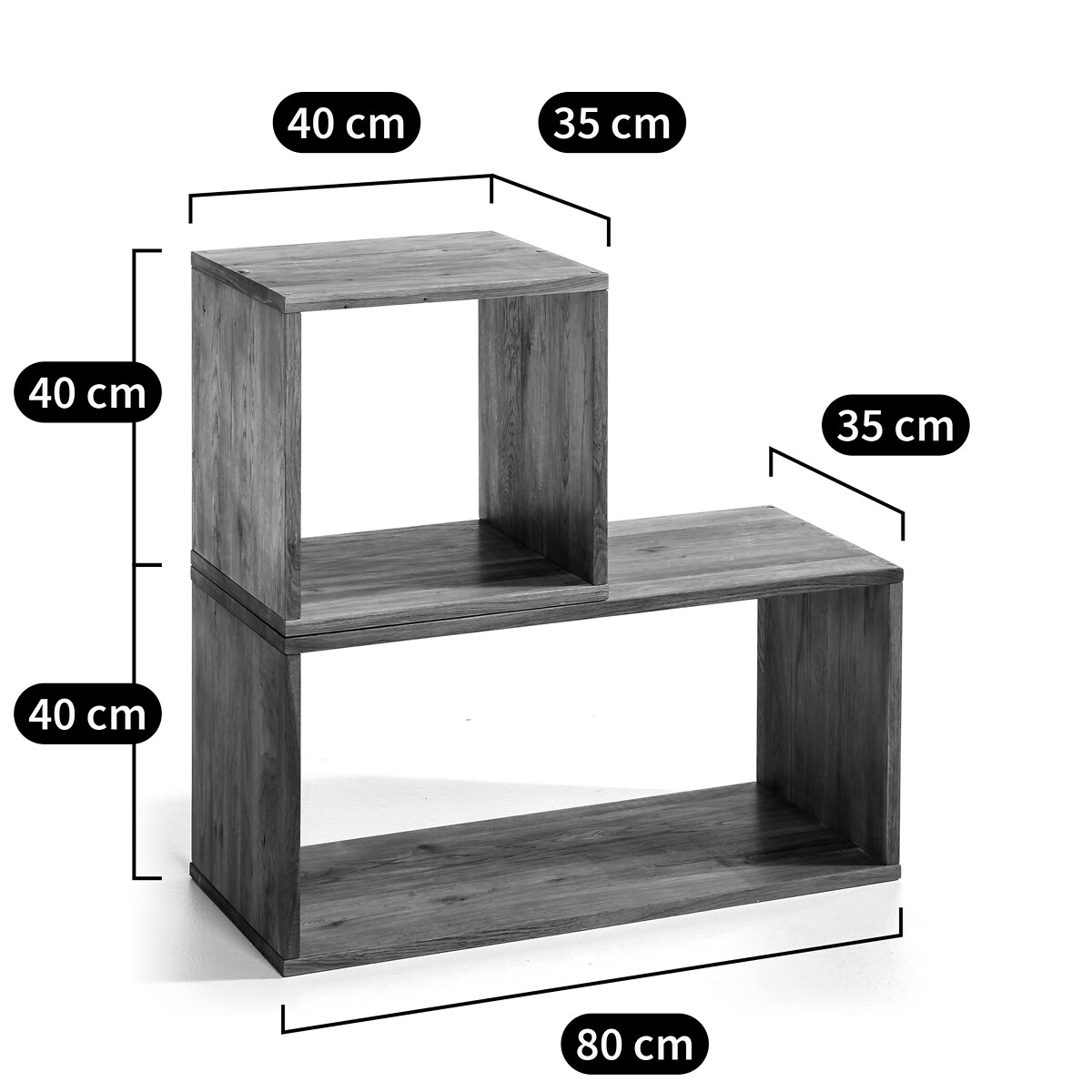 Cubo rovere Box, 2 modelli naturale  , AM.PM