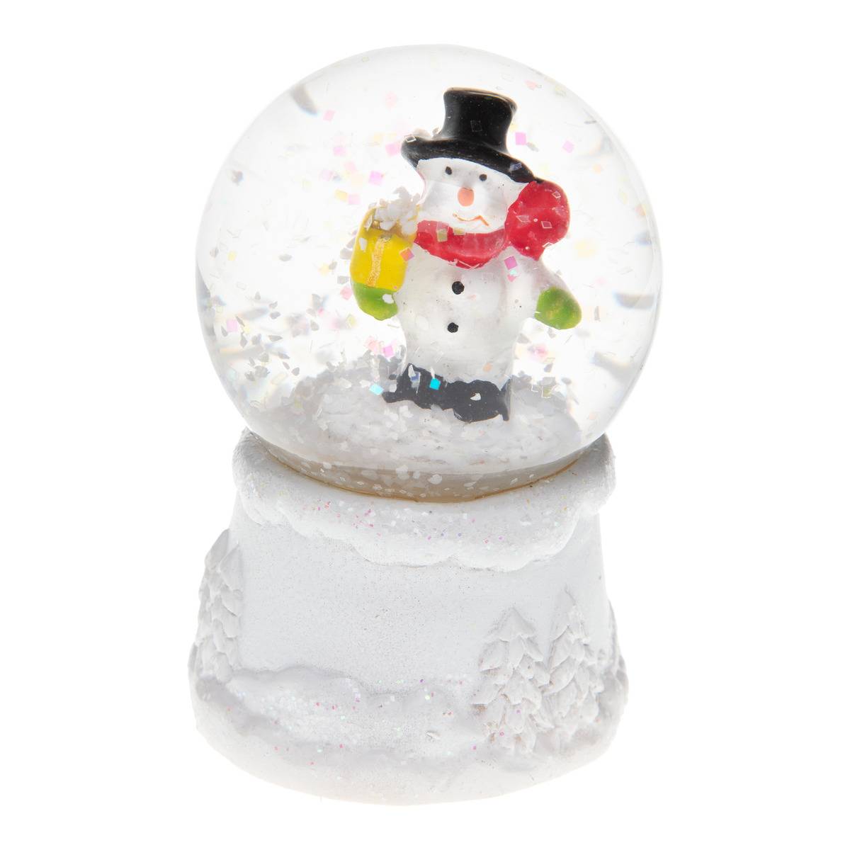 Boule à neige pailletée 1LED multicolore, FEERIC LIGHTS & CHRISTMAS