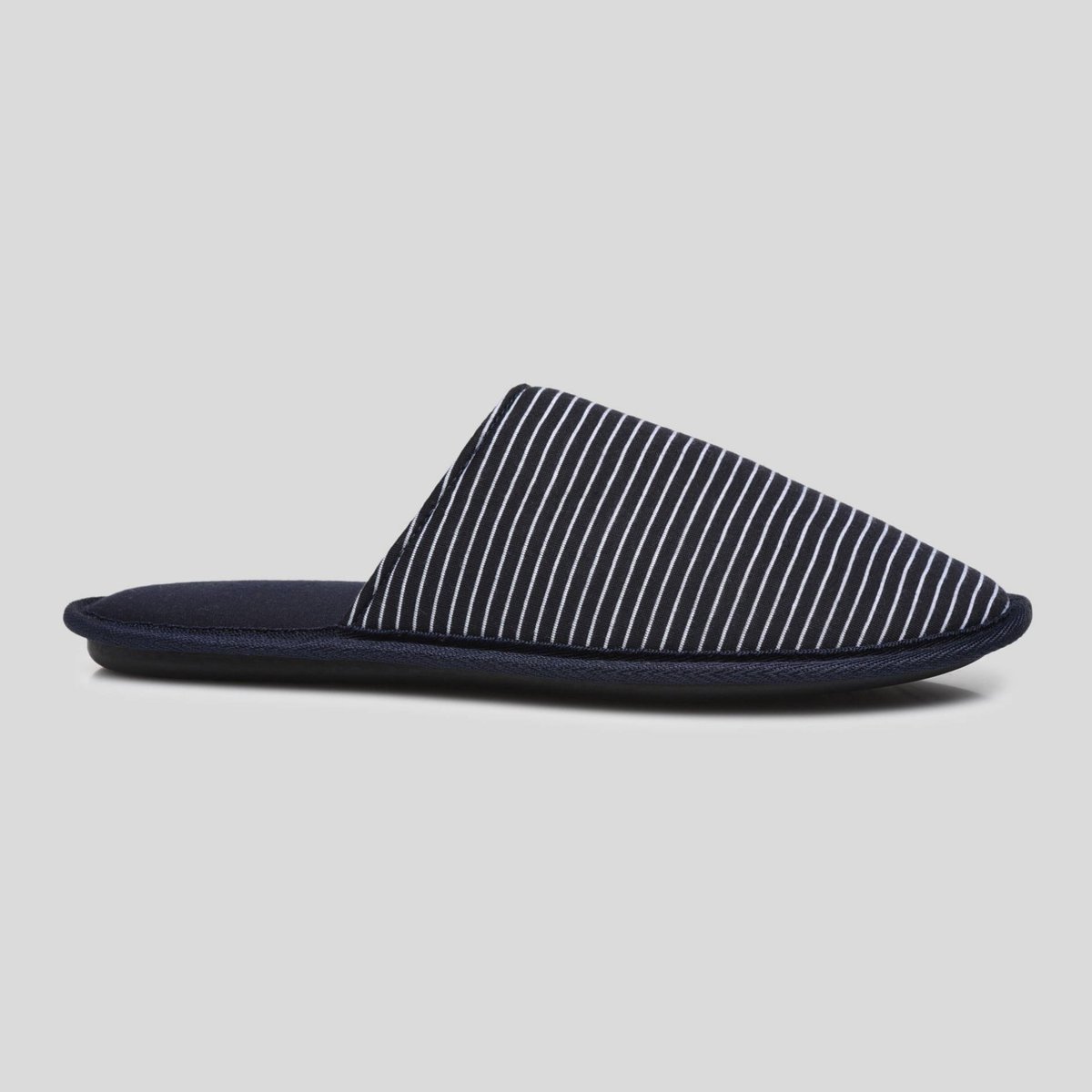 Mules rayées marine, MONOPRIX