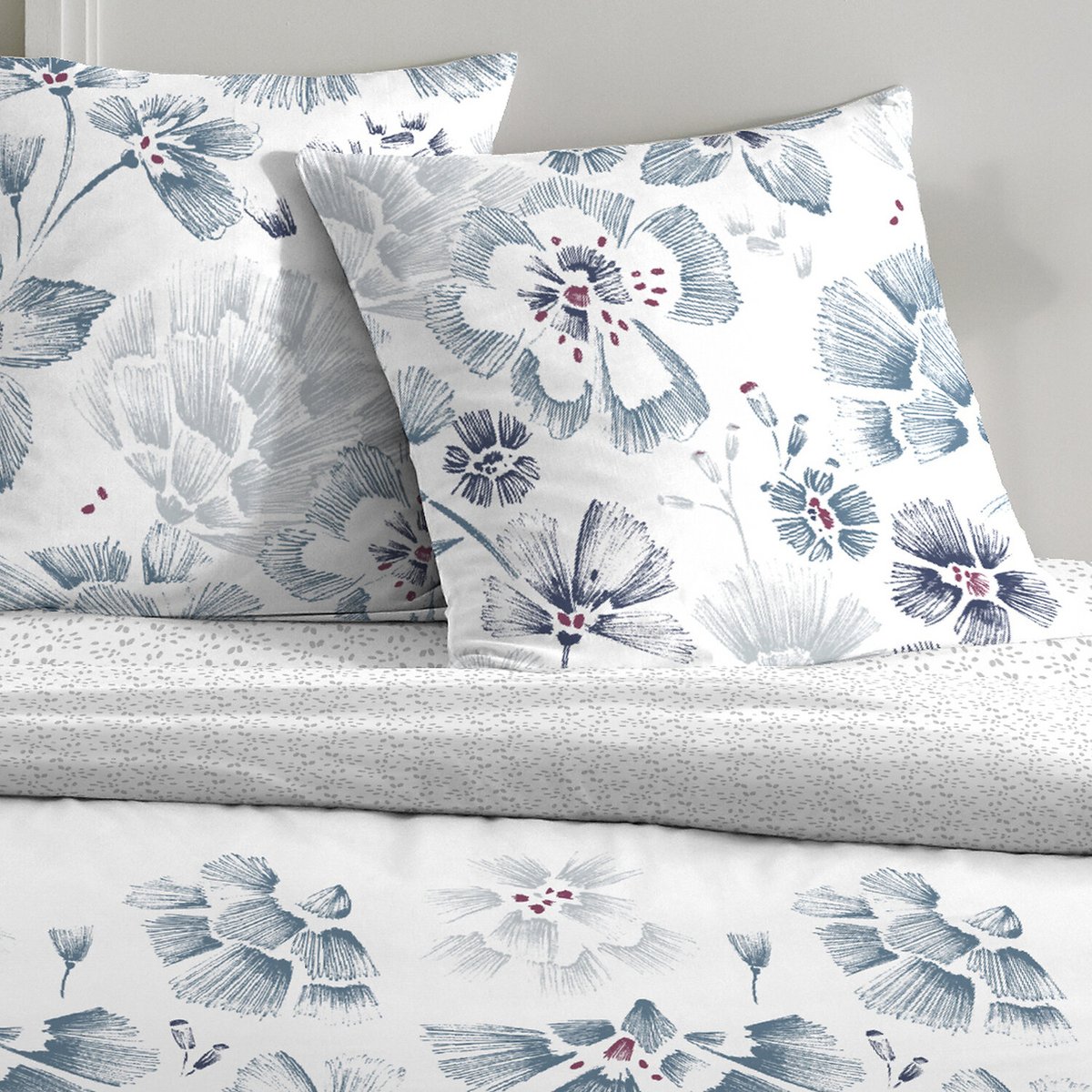 Parure de lit enfant en coton unie, MENO ambre, C DESIGN HOME TEXTILE