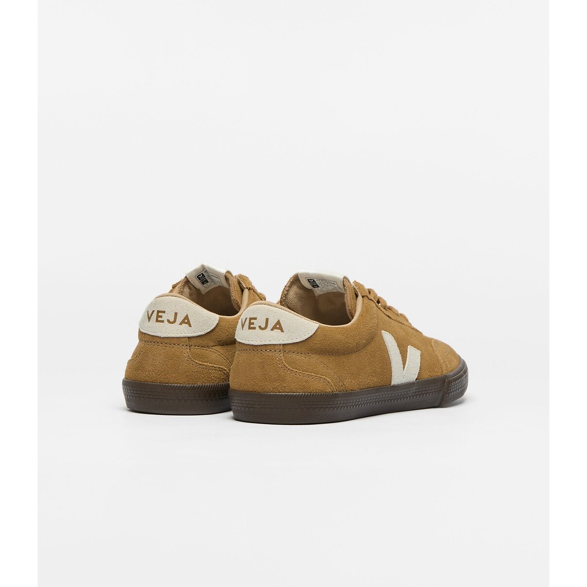 Baskets cuir Volley marron, VEJA