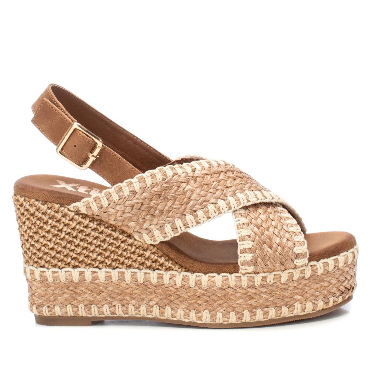 Sandale Espadrilles Coin Entreprise Boucle taupe, XTI