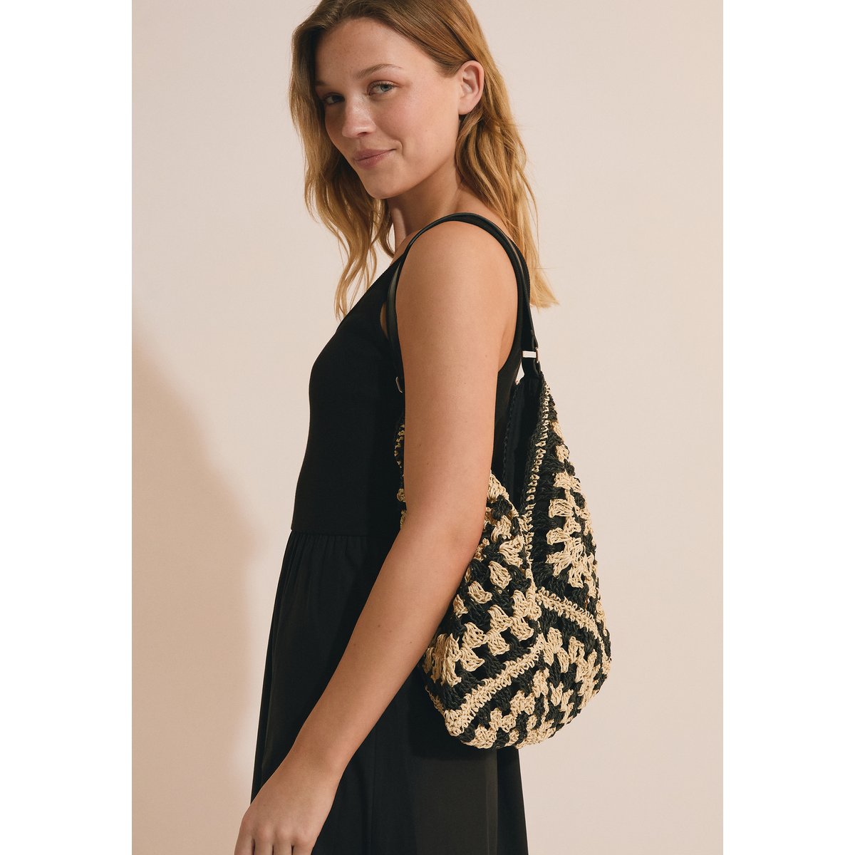 Sac à motifs SABRINA ecru, ETAM
