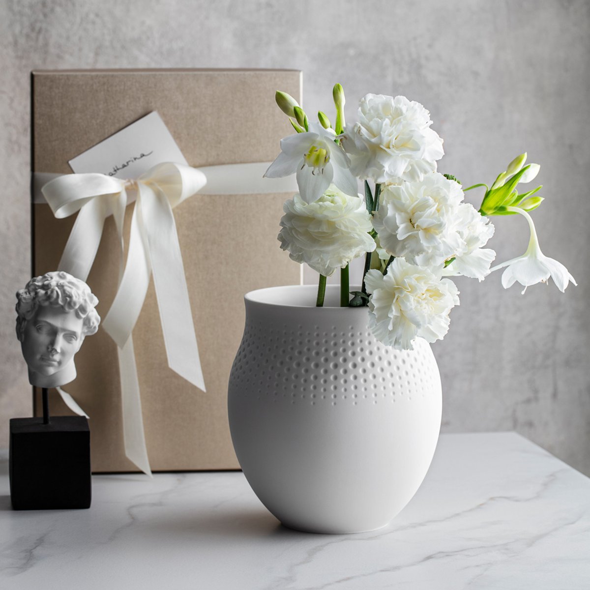 Vase Perle Grand MANUFACTURE blanc, VILLEROY & BOCH