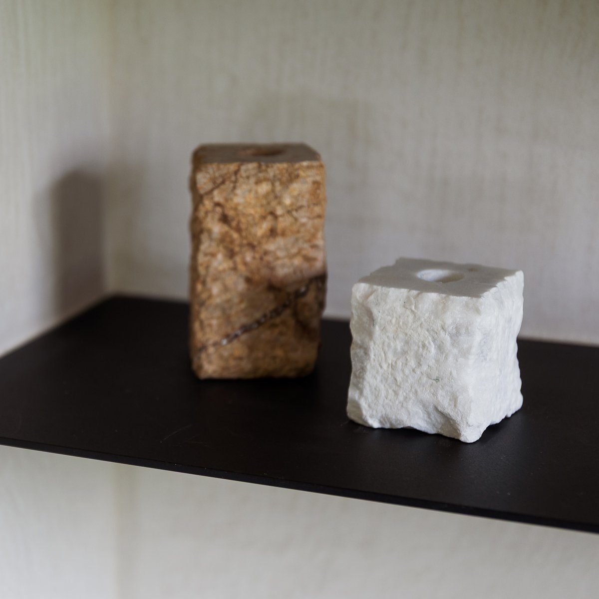 Bougeoir OPUS blanc, SP COLLECTION