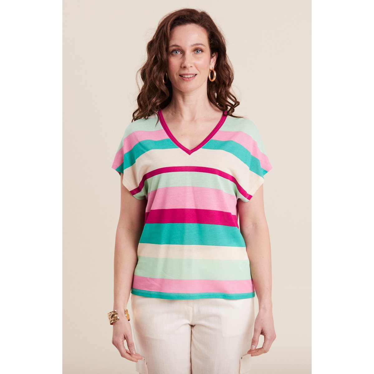 T-shirt manches courtes rose, BREAL