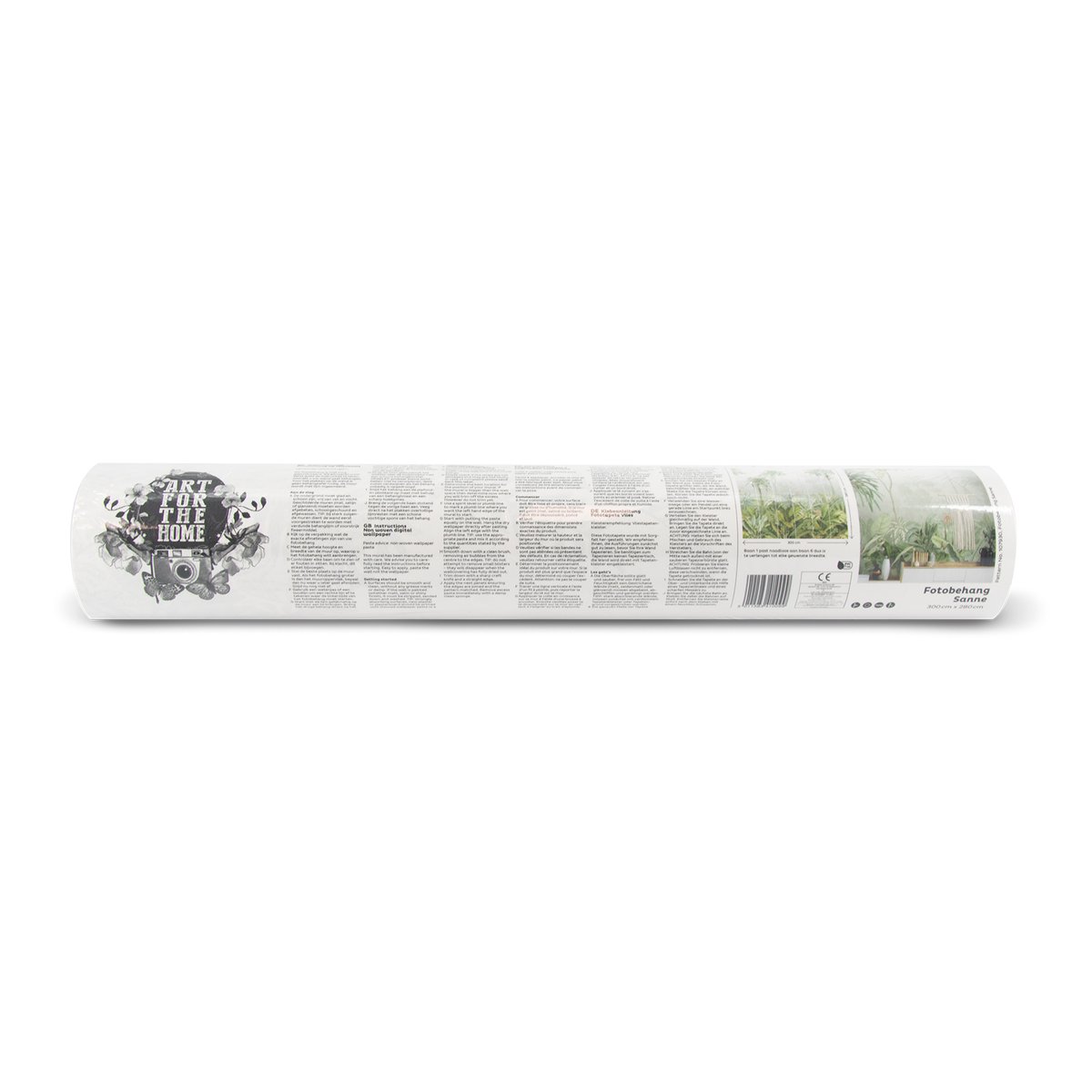 Papier peint panoramique Brume dans la jungle vert, ART FOR THE HOME