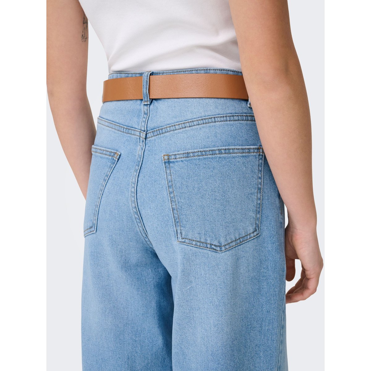 Jean À Jambe Large light blue denim, ONLY