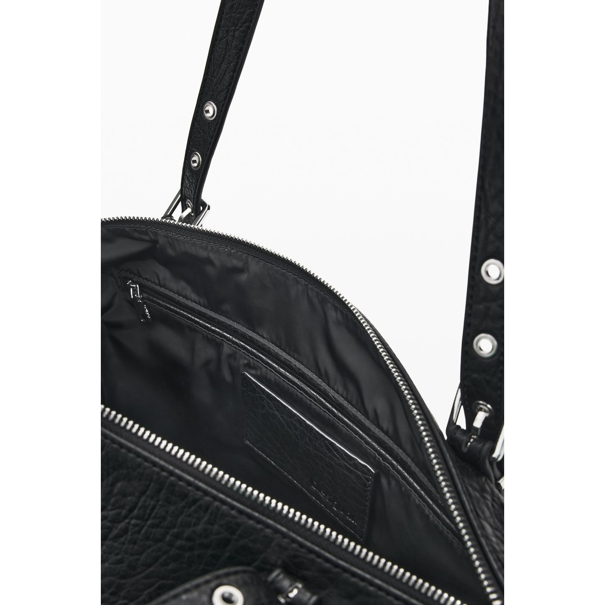 Grand sac shopping noir, DESIGUAL