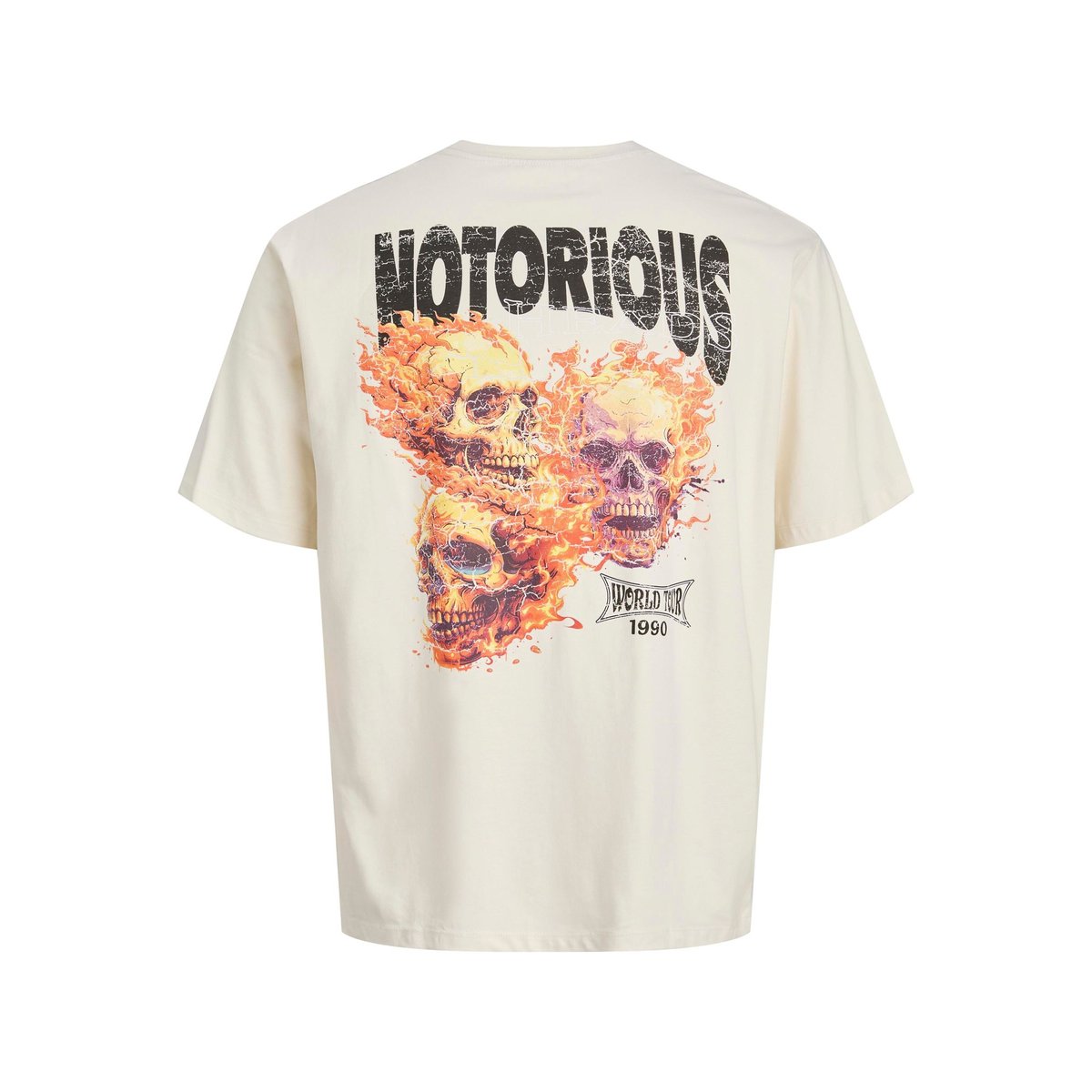 T-Shirt antique white, JACK & JONES