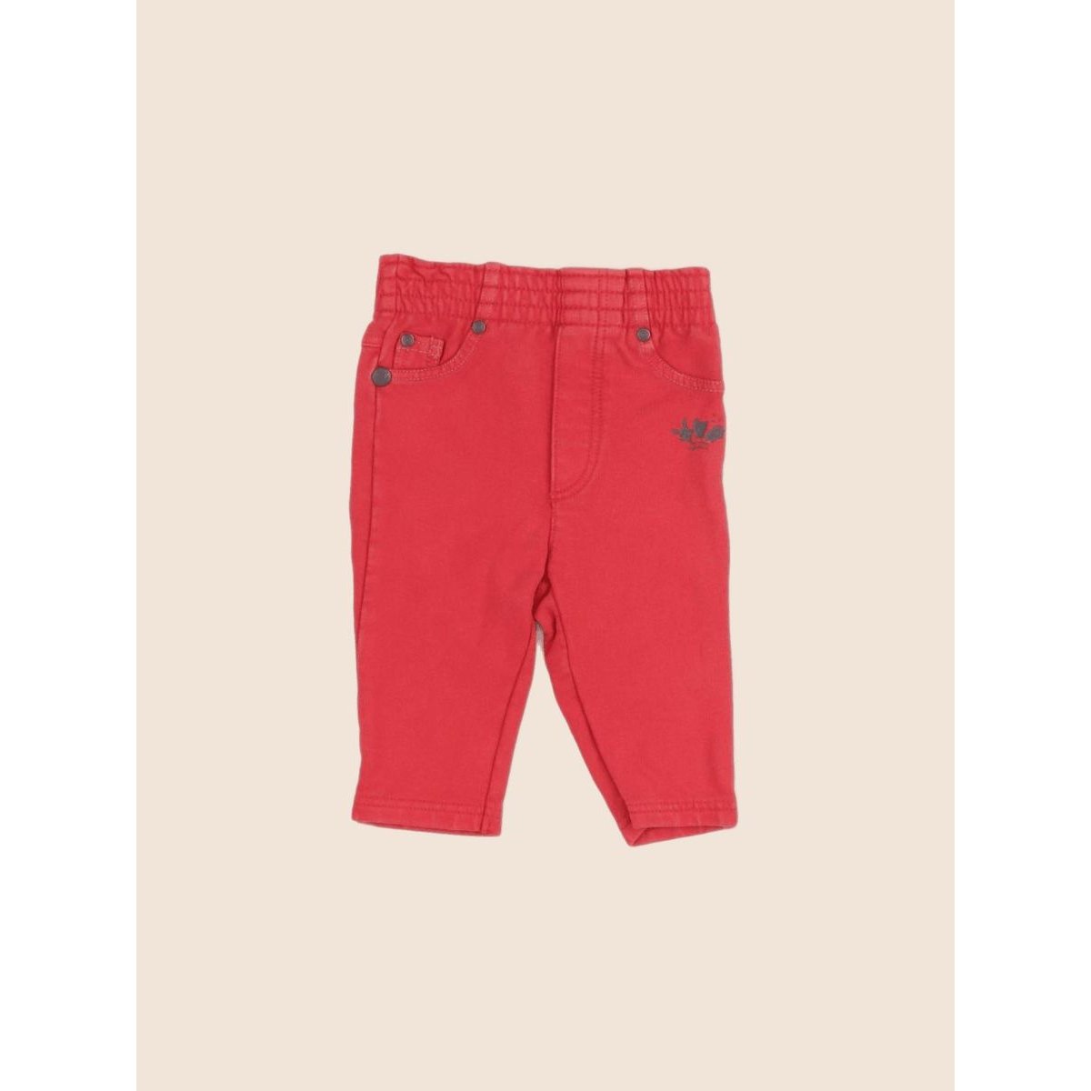 Pantalon - Très bon état rouge, CATIMINI