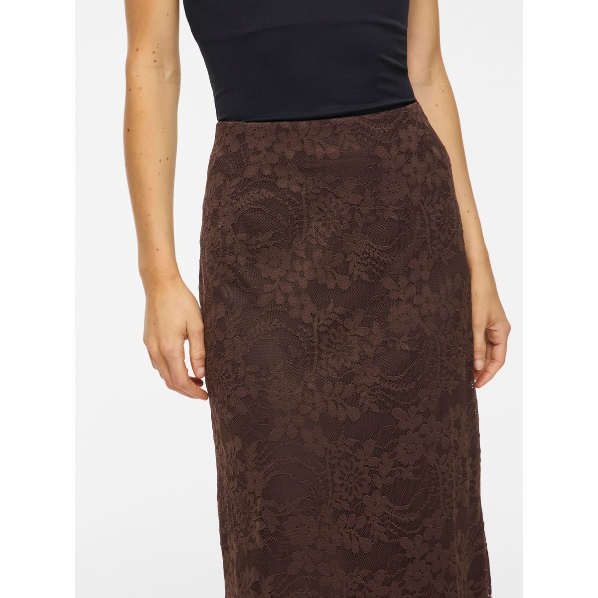 Jupe Longue marron - coffee bean1, VILA