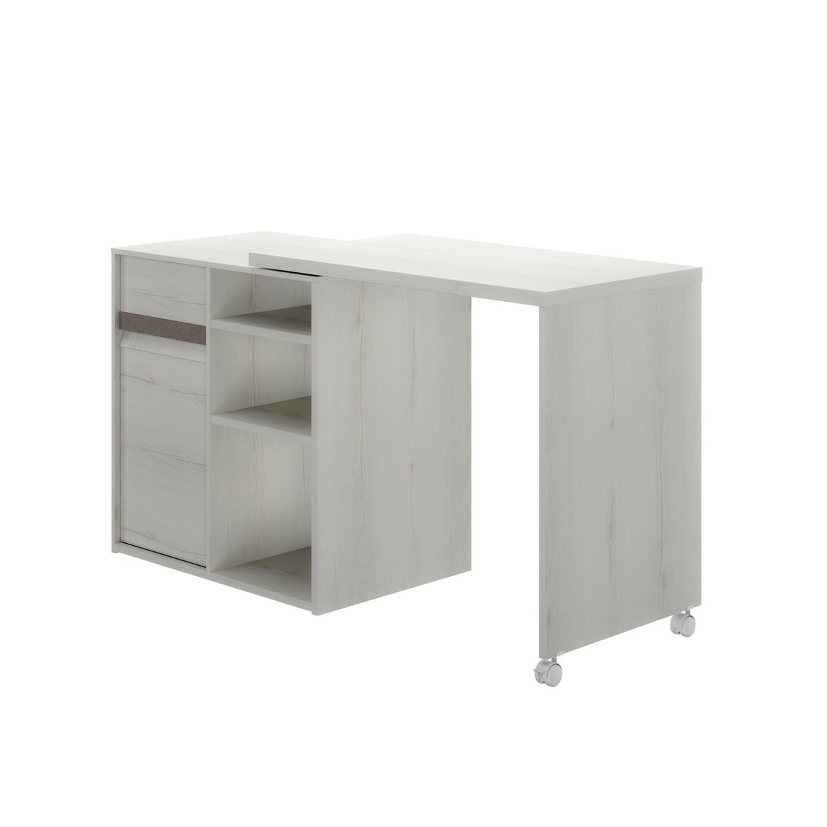 Bar pivotant 1 porte 3 niches helvézia beige, GAMI