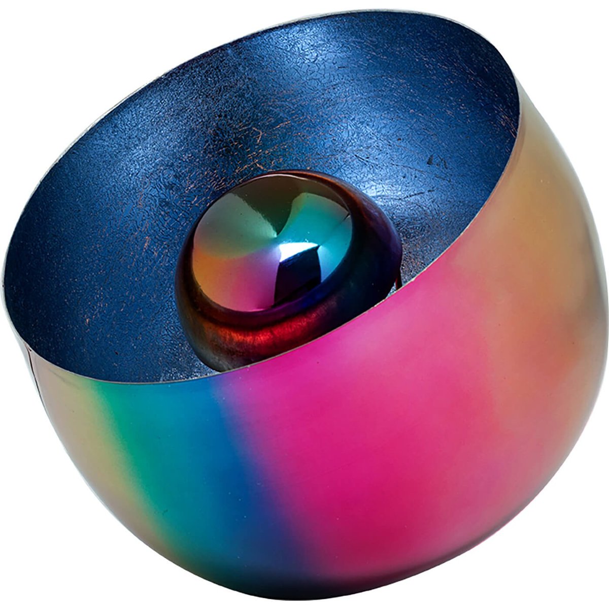 Lampe ronde en acier, RAINBOW multicolore, KARE DESIGN