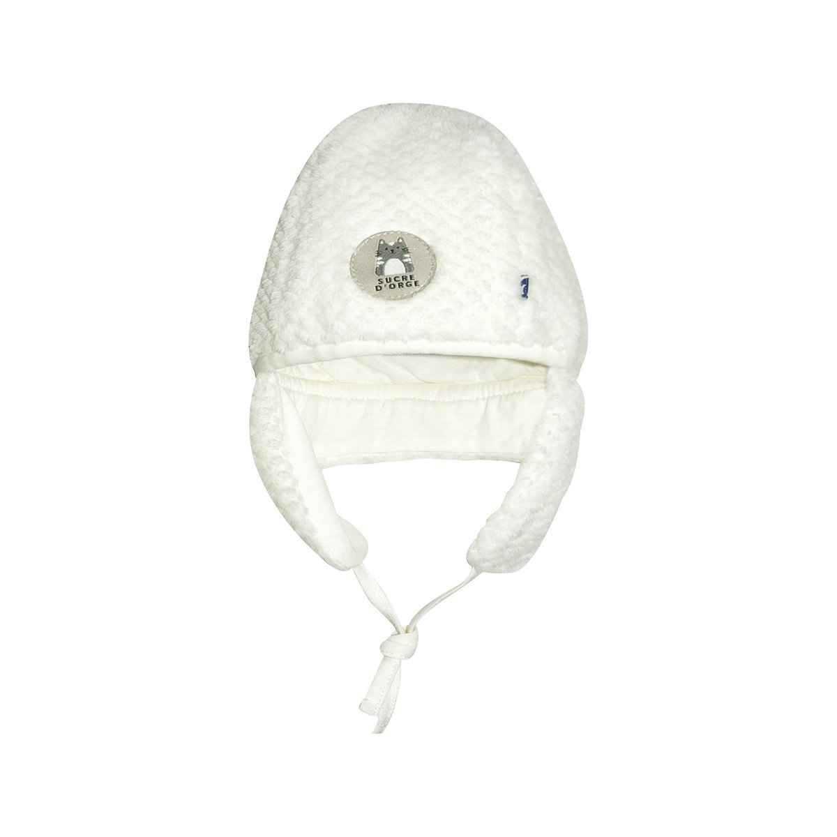 Bonnet sully velours doux bebe beige, SUCRE D'ORGE