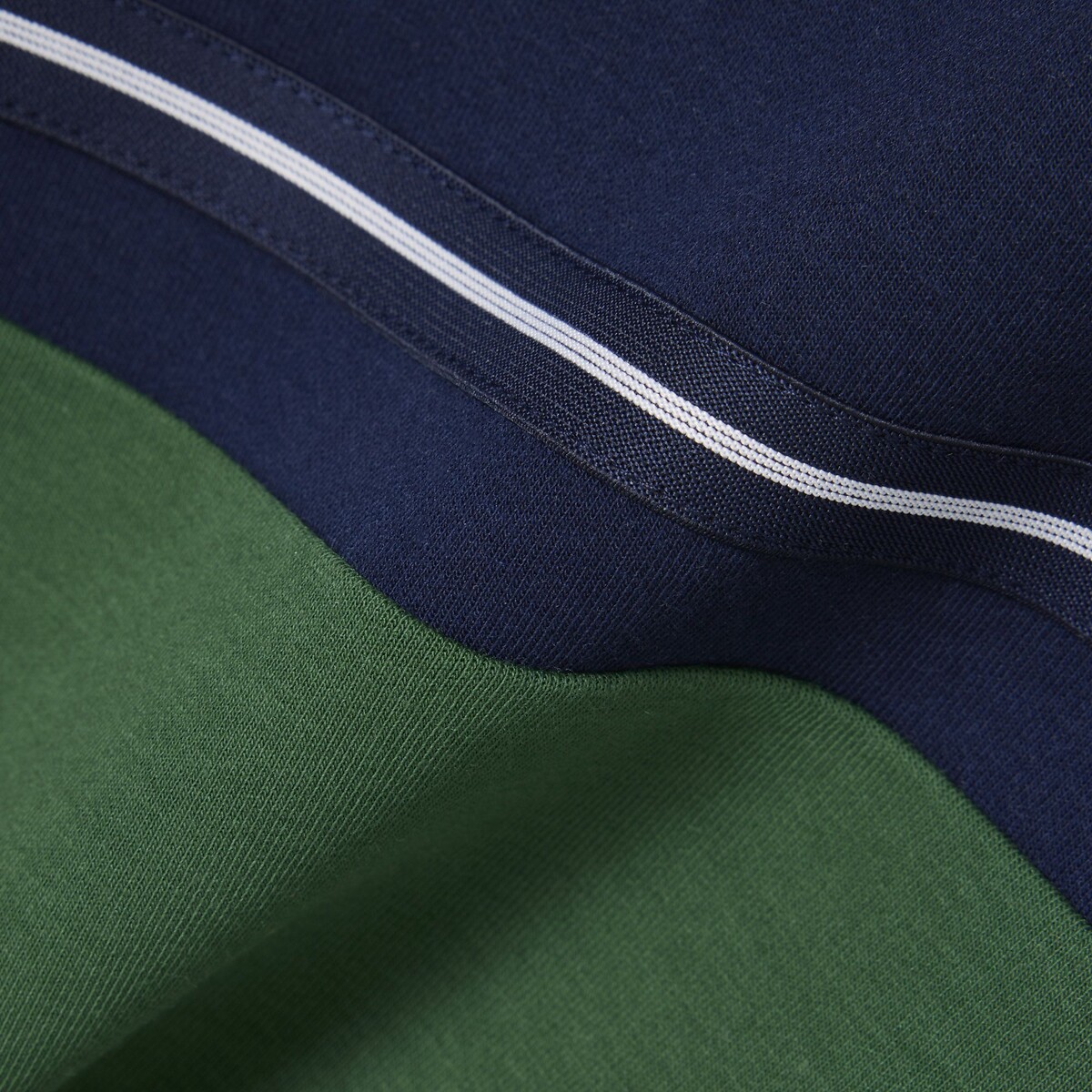 Sweatshirt color-block bleu-802, LACOSTE