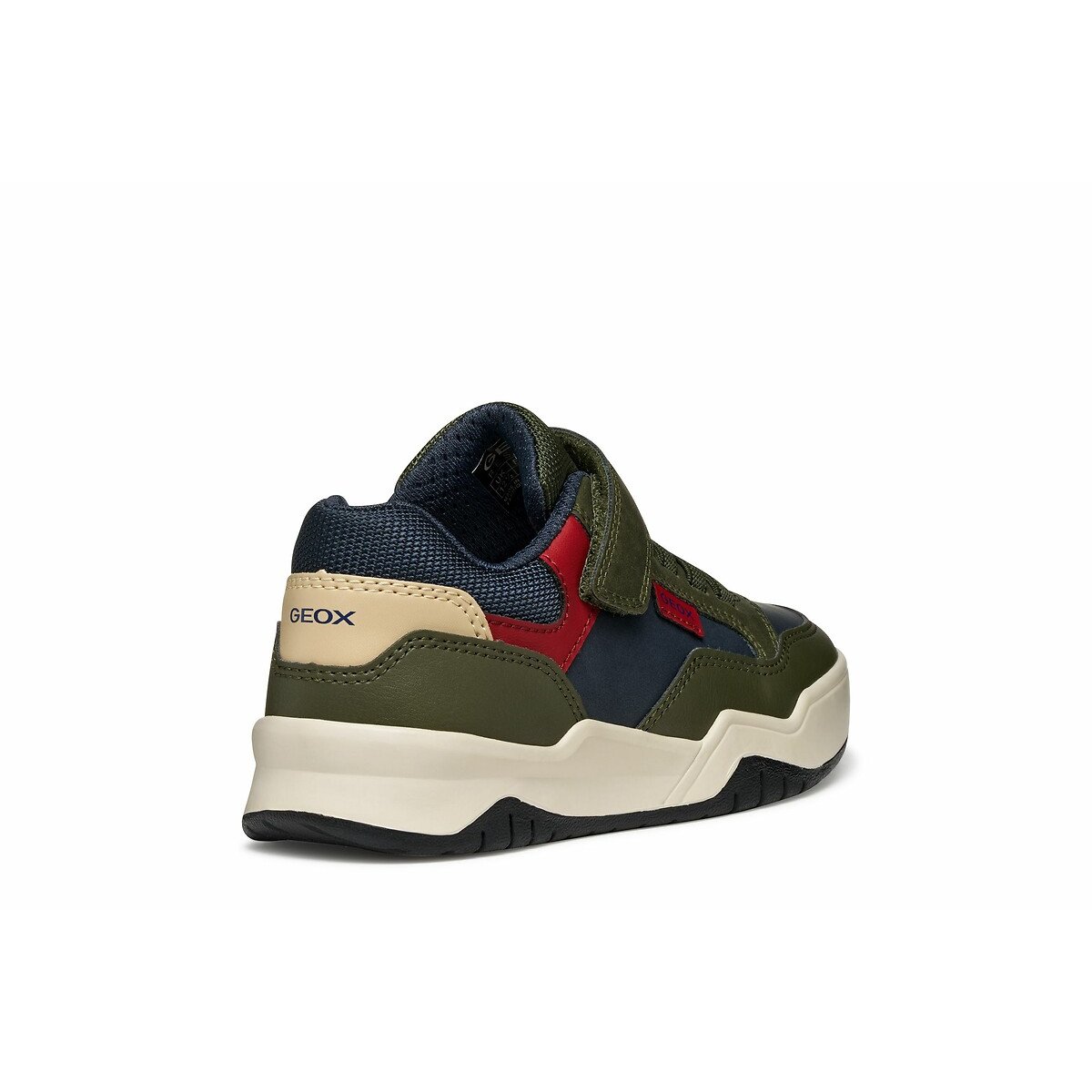 Kids Perth Breathable Trainers khaki/navy, GEOX
