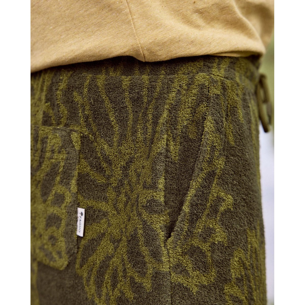 Short CHOUSSY kaki foncé, FAGUO