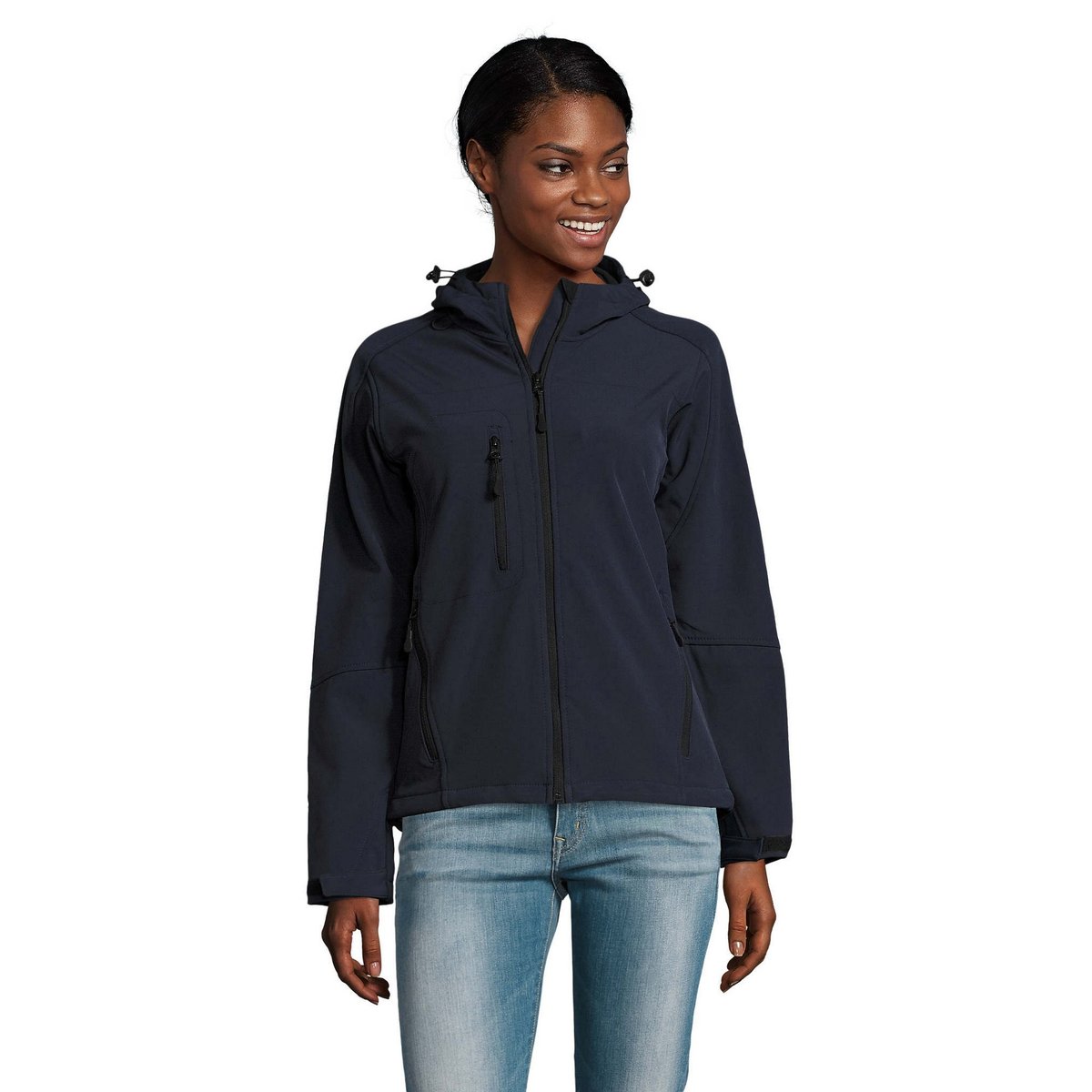Veste à capuche REPLAY bleu marine, SOLS