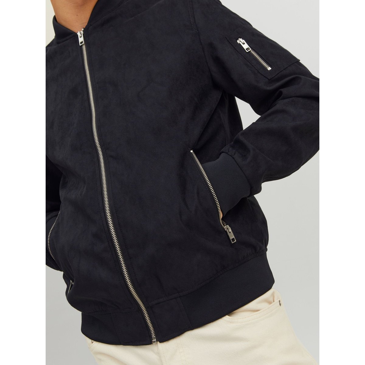 Veste Bomber jet black, JACK & JONES