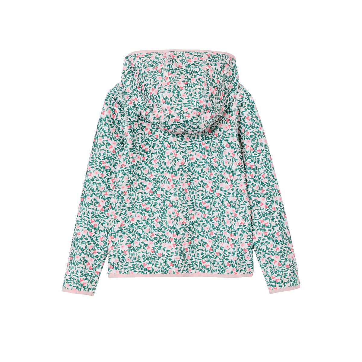 Sweat sport zippé écru, VERTBAUDET