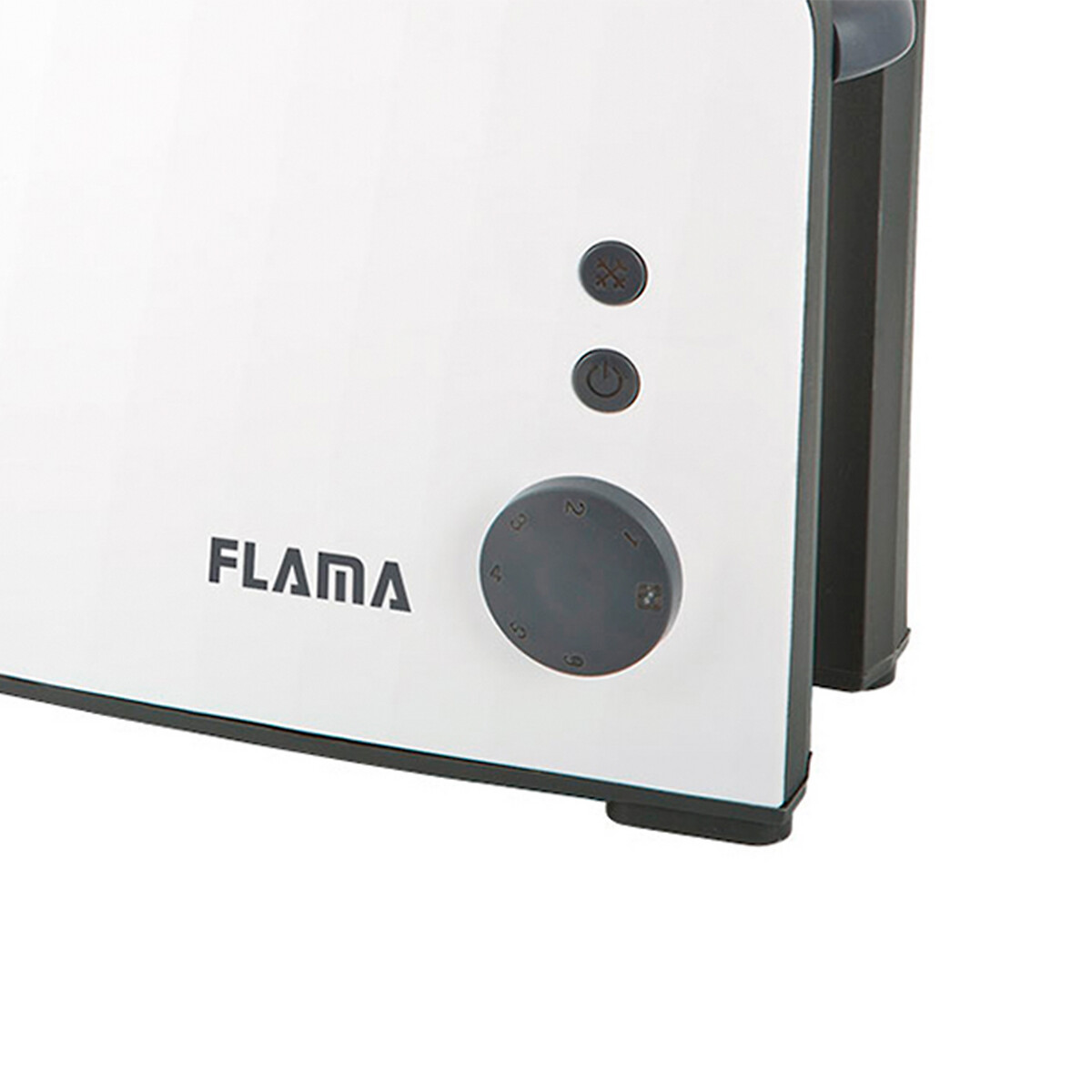 Torradeira branca, 1 fenda, 958FL, da Flama branco, FLAMA