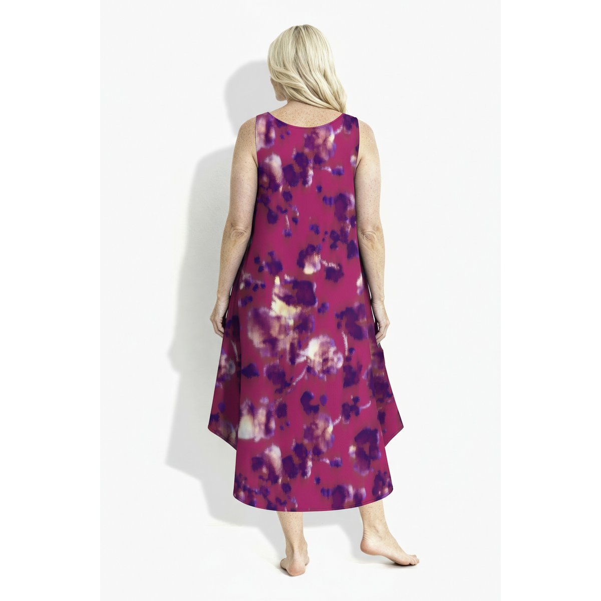 Robe midi sans manches bruyère clair, ULLA POPKEN