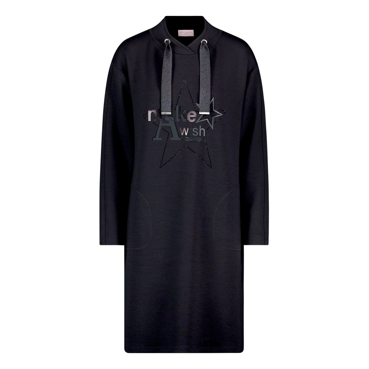 Robe en jersey à manches longues noir, BETTY BARCLAY