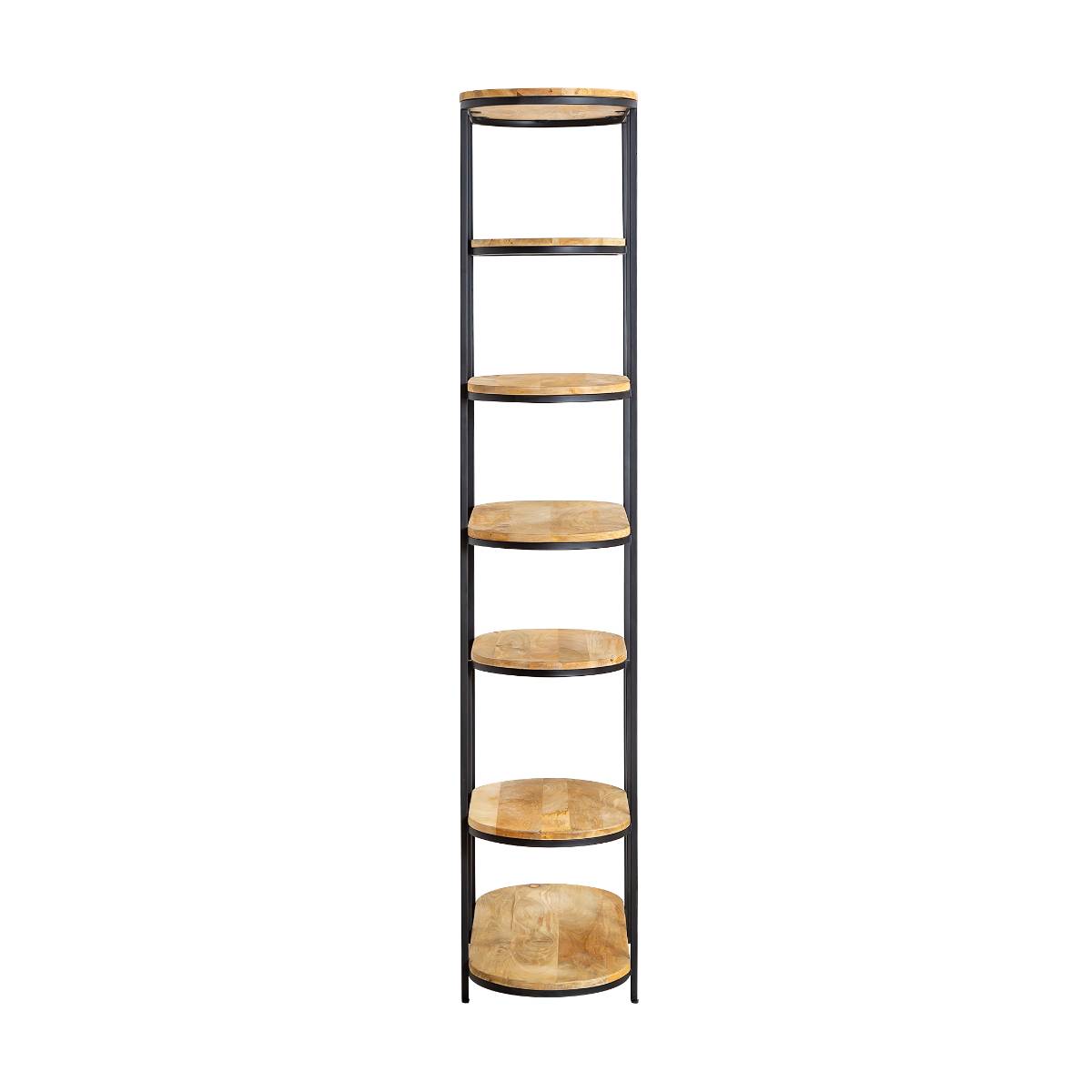 Etagère en bois de manguier et métal  OWEN bois clair, MADE IN MEUBLES 