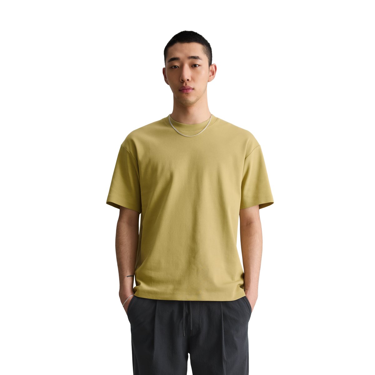 T-shirt ample en pur coton bio vert, MARC O’POLO DENIM