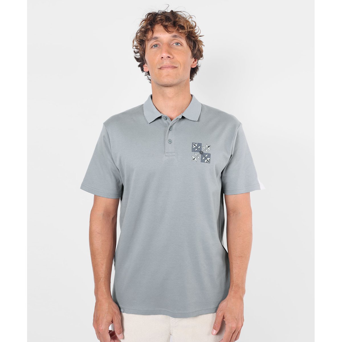Polo manches courtes TILE lead, OXBOW