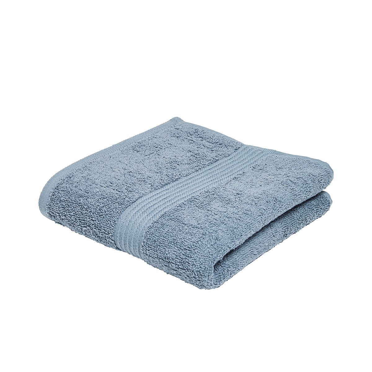 Serviette de bain uni ESSENTIAL bleu ardoise, TODAY