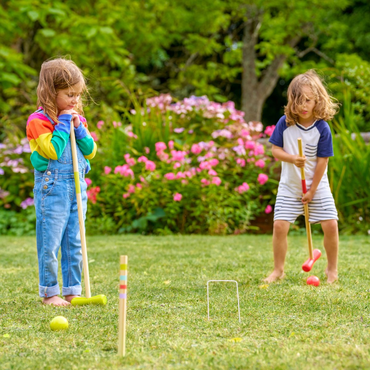 Jeu de croquet bleu, TP TOYS