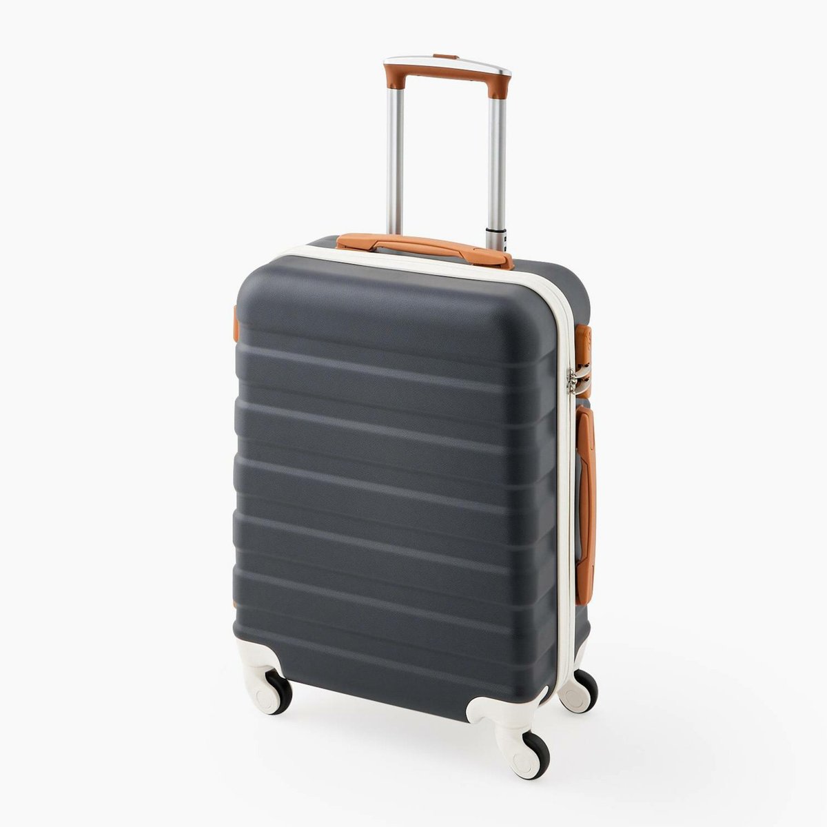 Valise cabine, 55cm noir, MONOPRIX