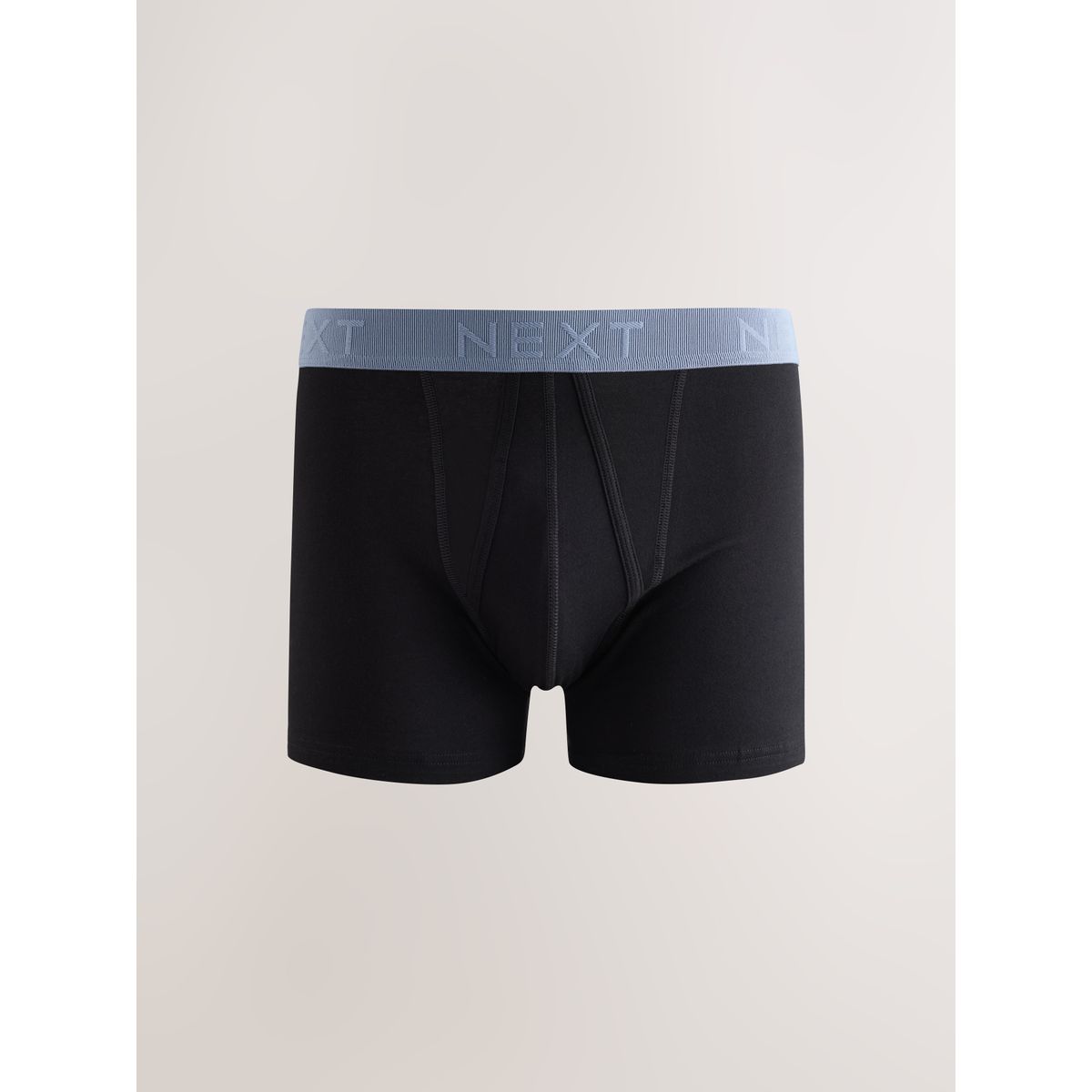 Boxer en coton avec ouverture sur le devant ceintures texturées noires, NEXT