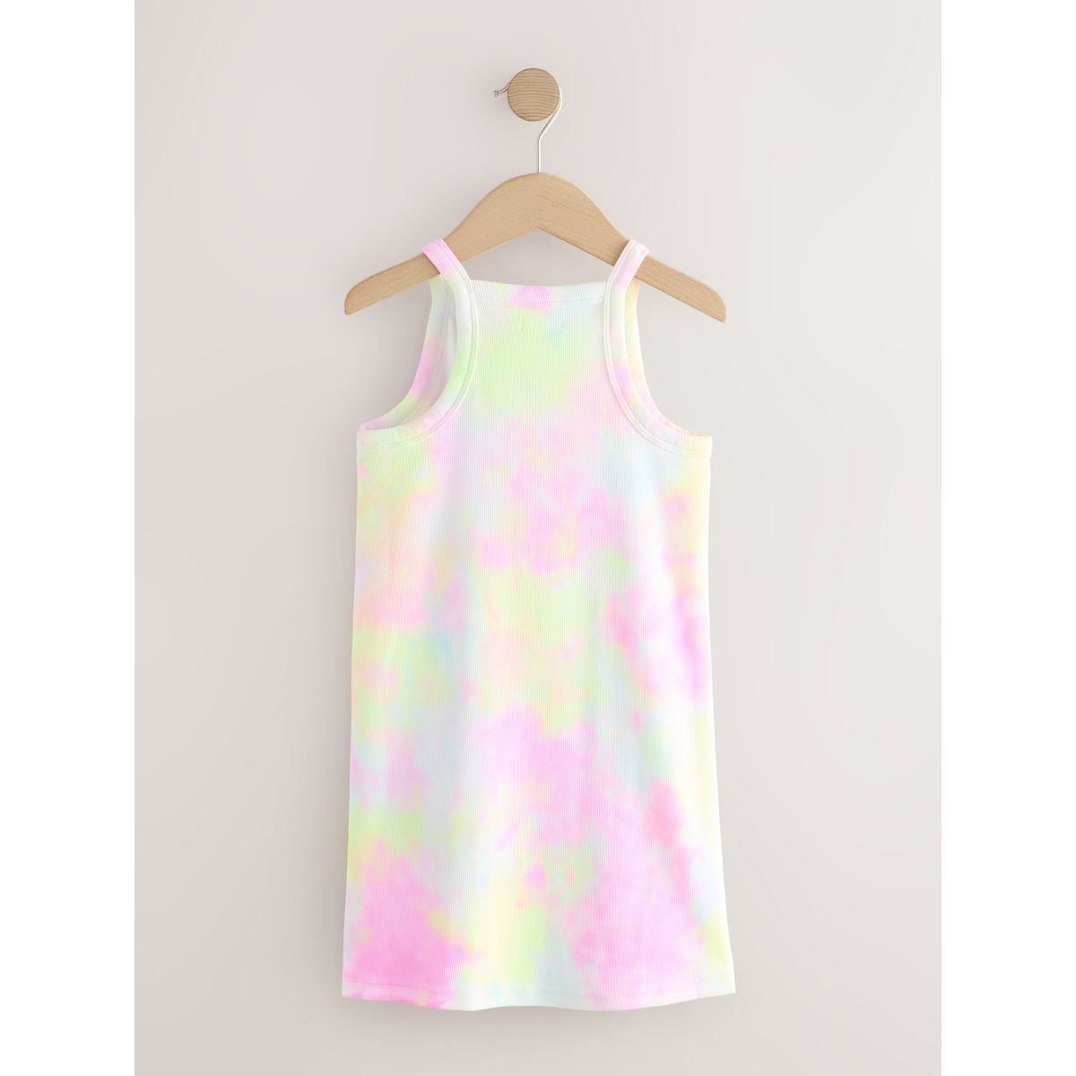 Robe côtelée à dos nageur multi tie-dye, NEXT