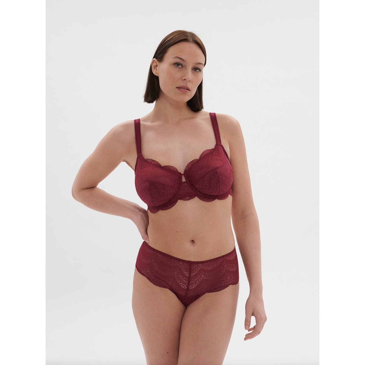 Soutien-gorge avec armatures emboitant, KARMA rouge, SIMONE PERELE