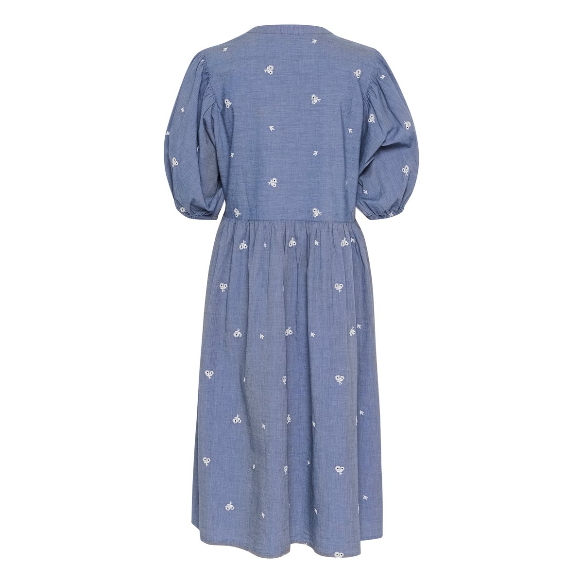 Midi dress bleu denim, SOAKED IN LUXURY