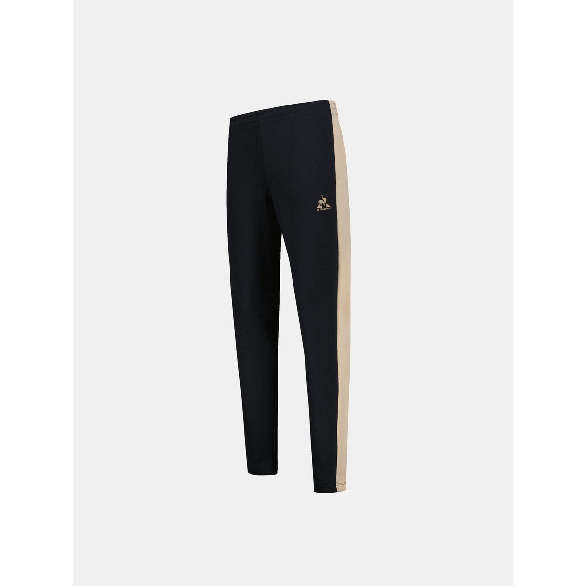Pantalon en double face avec bandes côtés contrastées NOEL black/safari, LE COQ SPORTIF