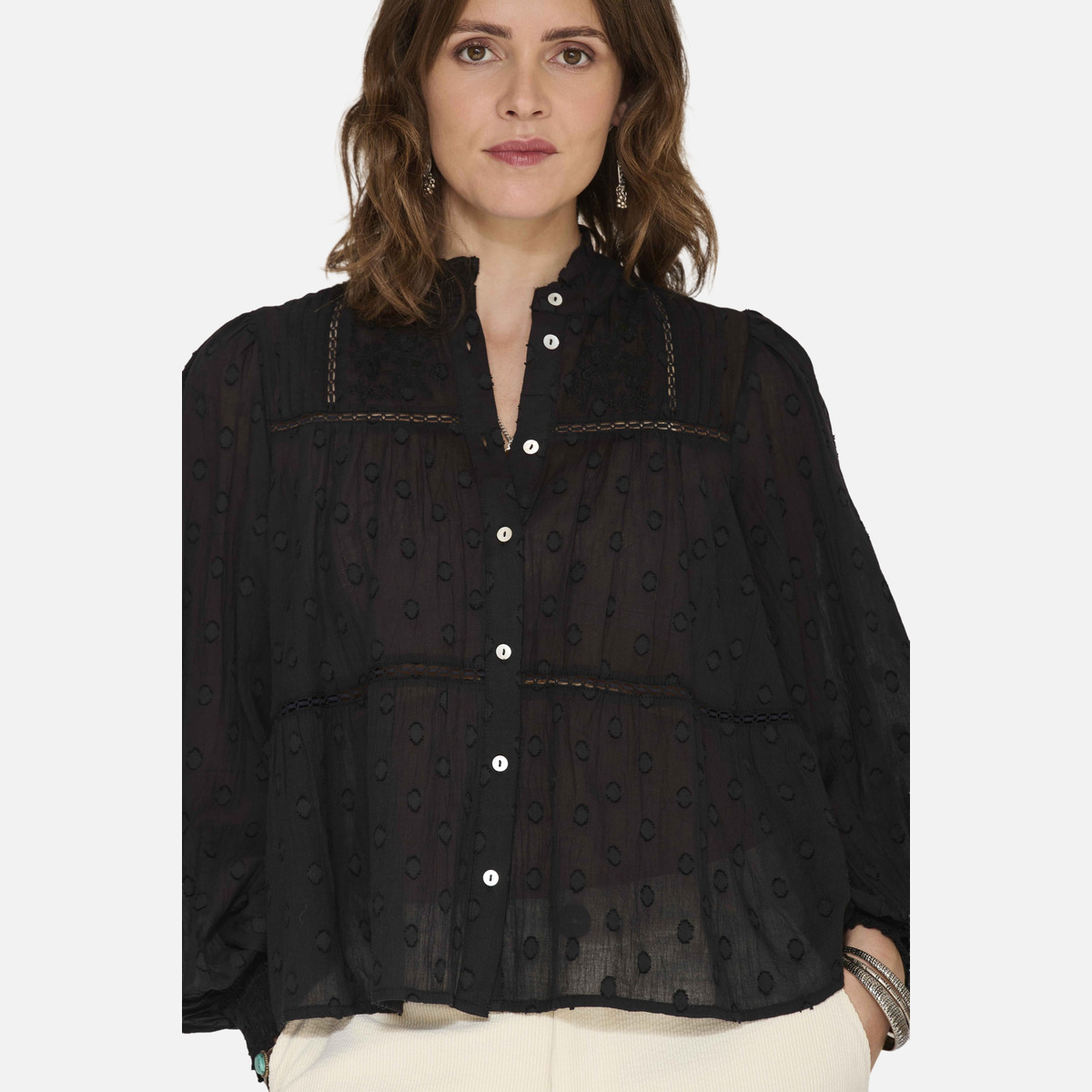 Blouse CANOLA black, MKT STUDIO