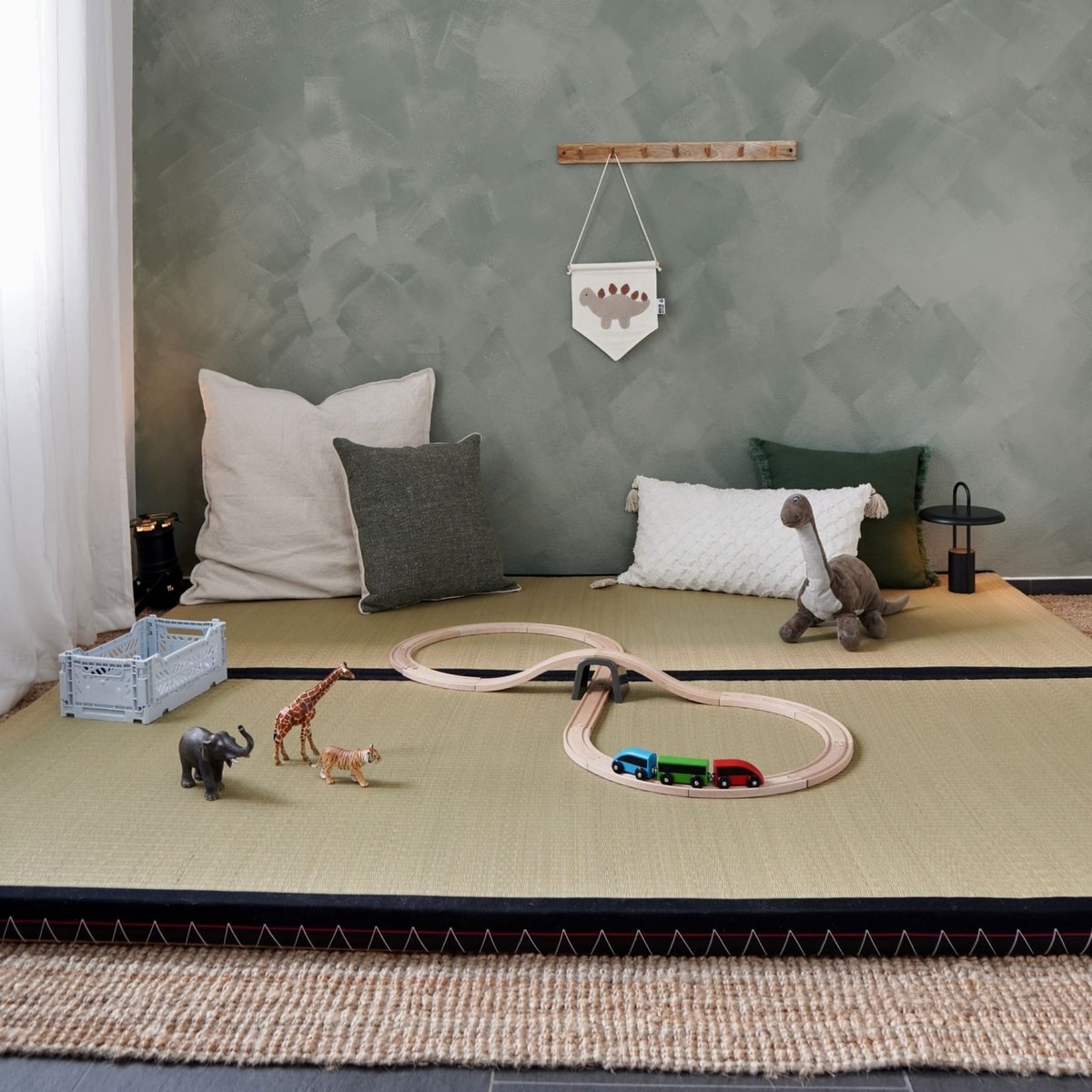 Tatami traditionnel en paille de riz 5 cm bois clair, KARUP DESIGN