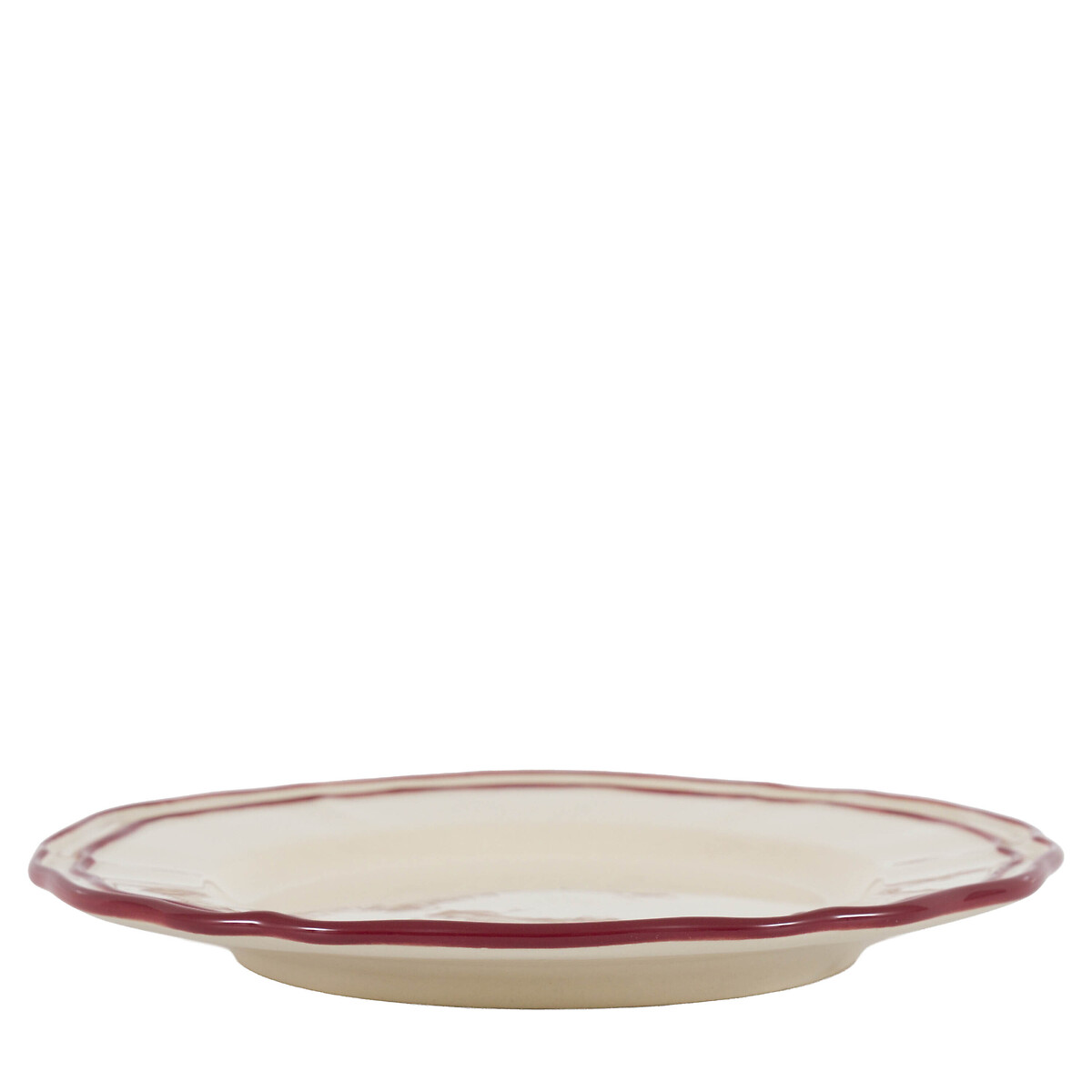 Set of 4 Heritage Scallop Dessert Plates cream, ÉDITÉ