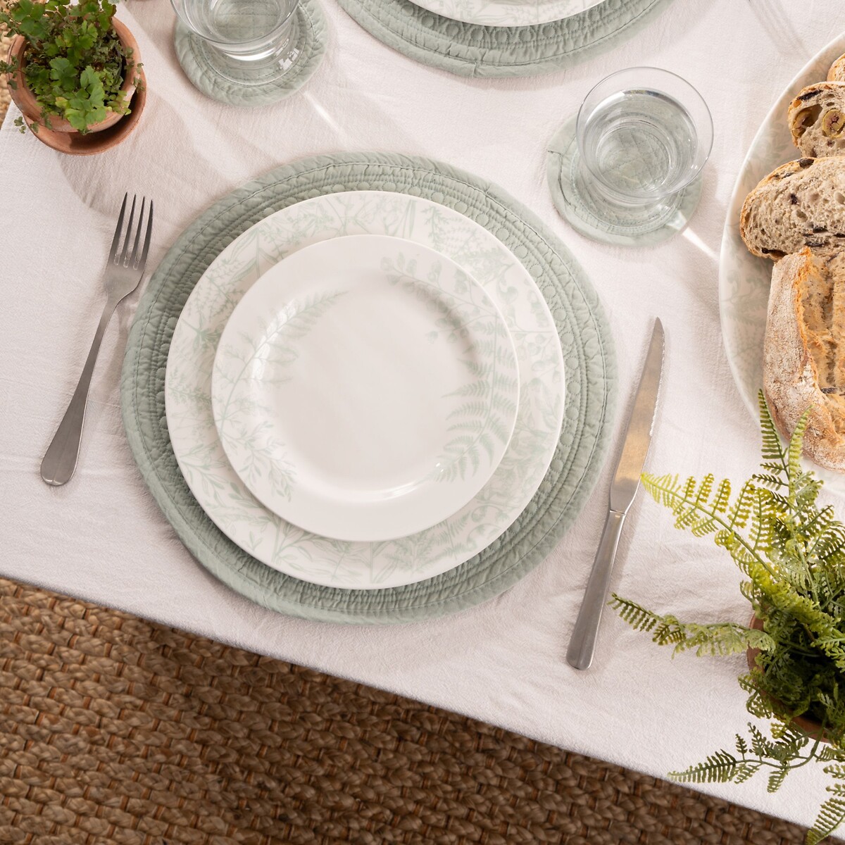 27cm Signature Botanical Dinner Plate green, MARY BERRY