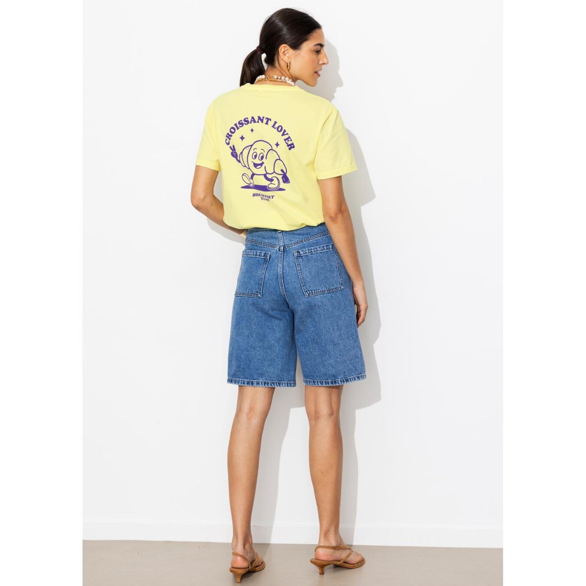 T-shirt  made in France jaune, PROMOD